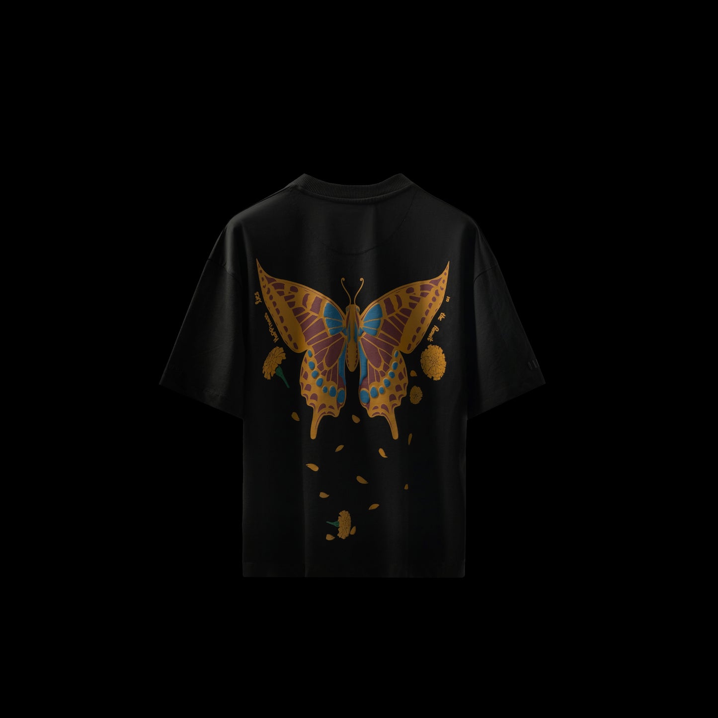 butterfly effect puff printed t-shirt