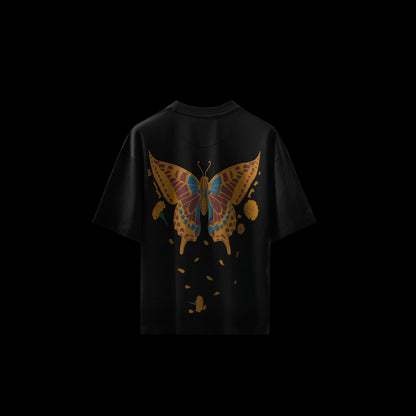 butterfly effect puff printed t-shirt