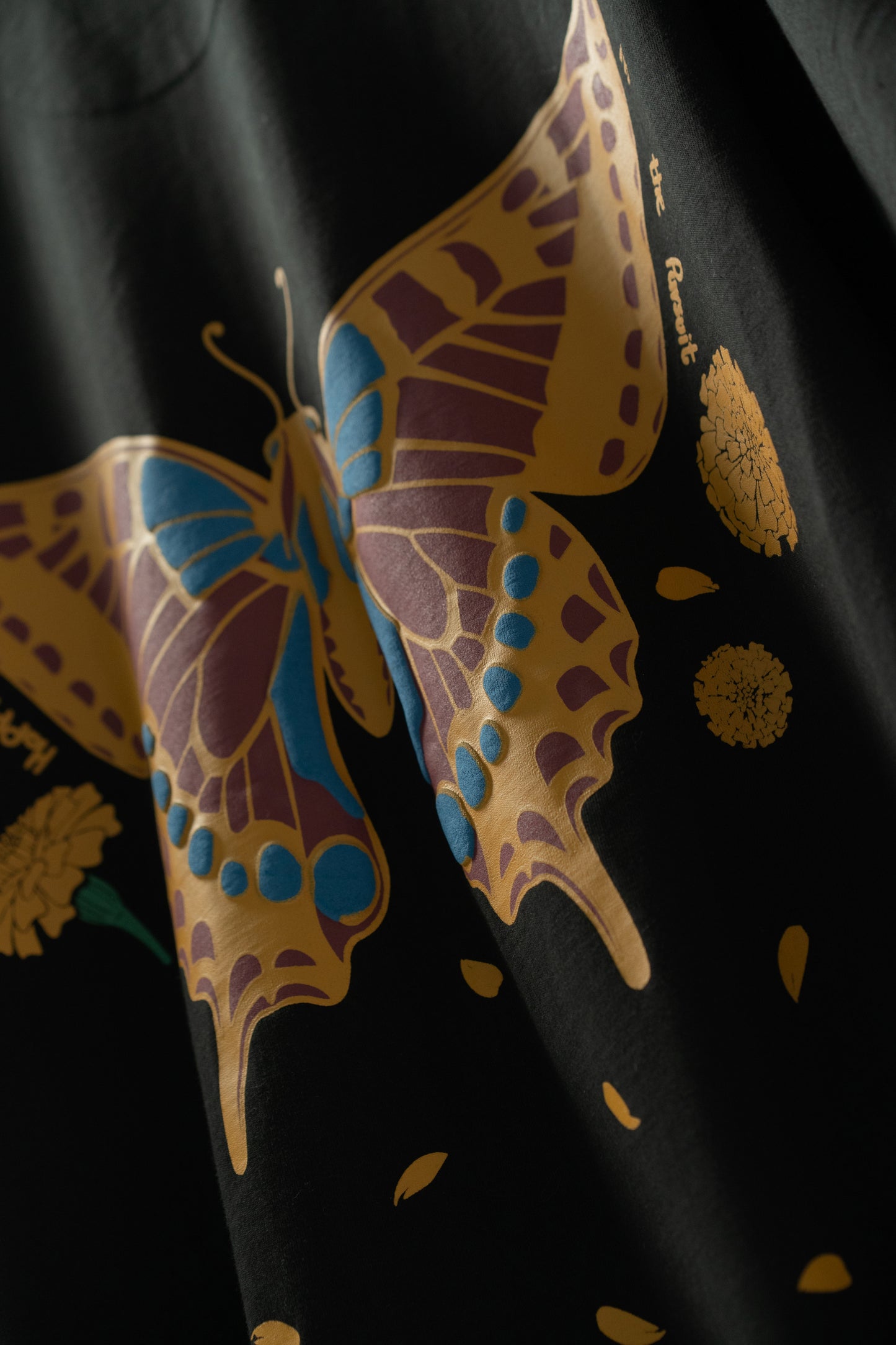 butterfly effect puff printed t-shirt