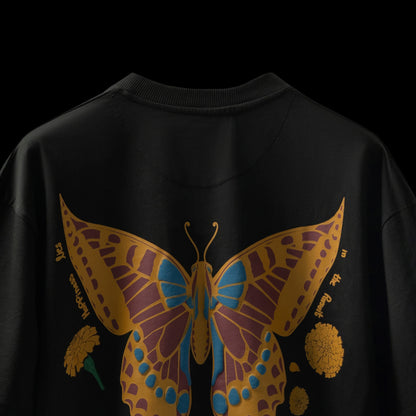 butterfly effect puff printed t-shirt