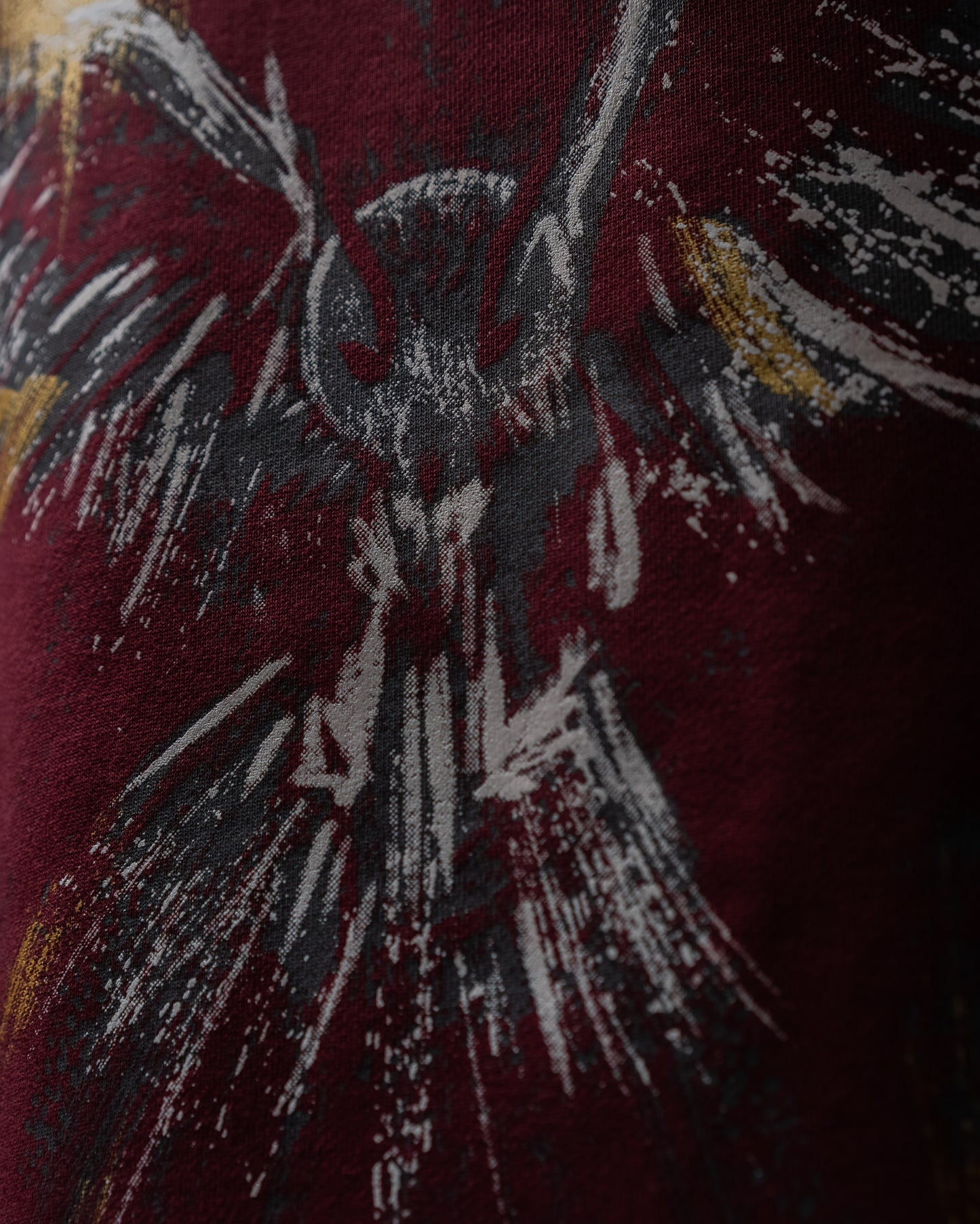 voided puff printed hoodie